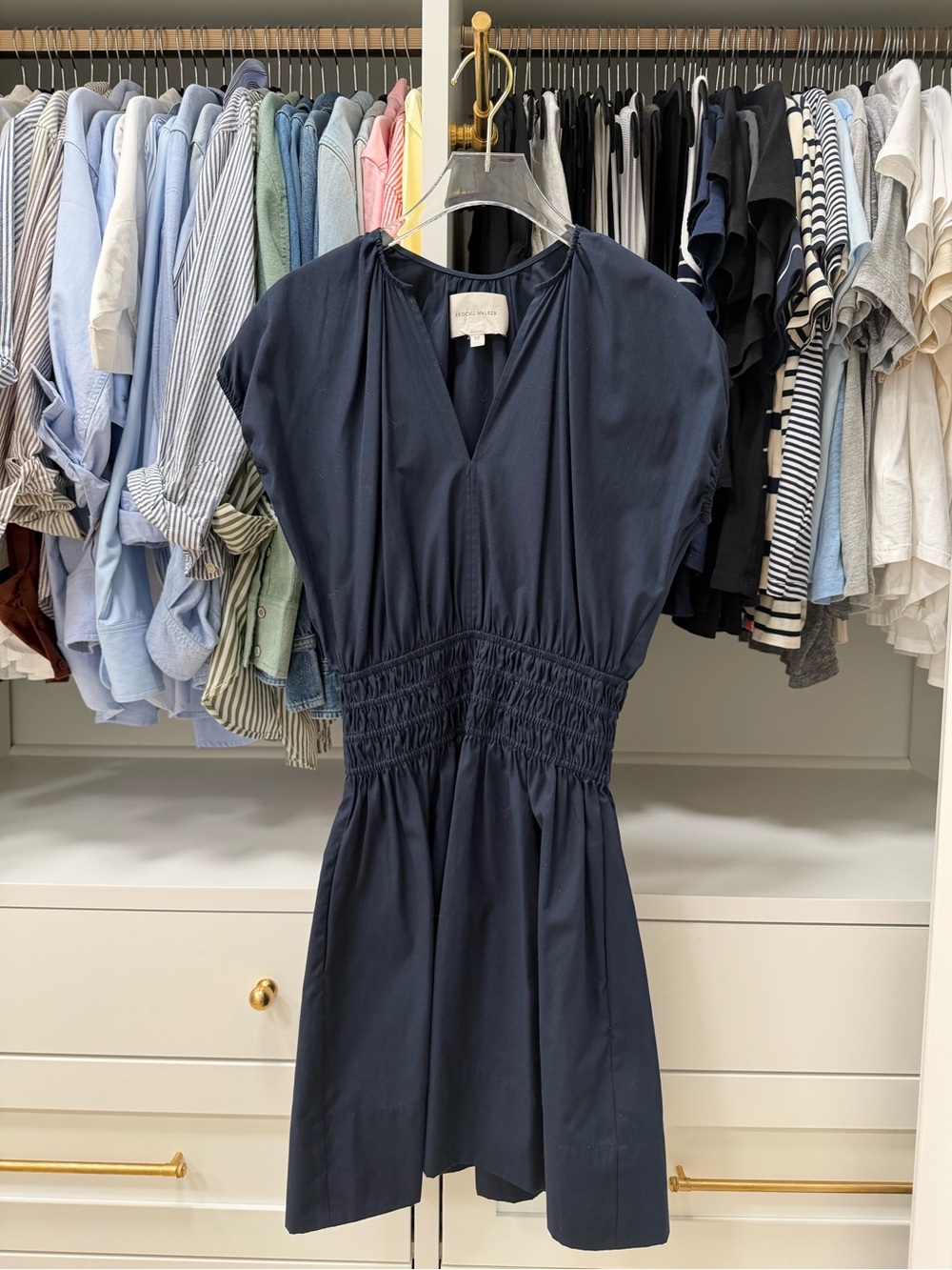 Brochu Walker The Mina Short Dress in Navy